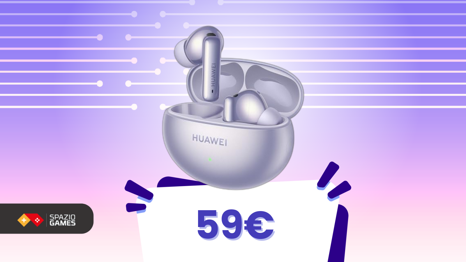 FreeBuds 6i a prezzo bomba: Amazon li propone sotto i 60€