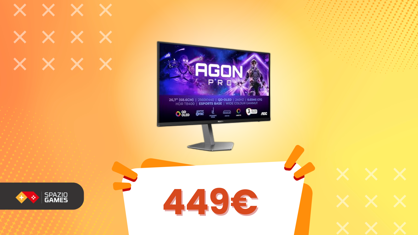 Prima sotto i 500€, ora sotto i 450€: il monitor OLED che spacca