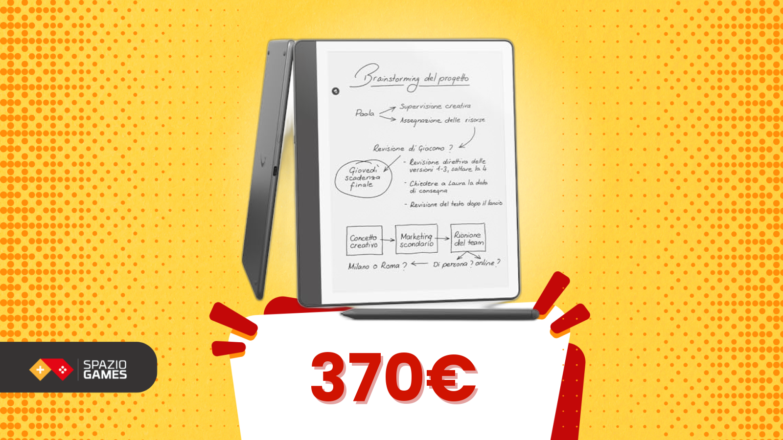 Hai 24 ore per decidere: Kindle Scribe (il più grande) a -23%