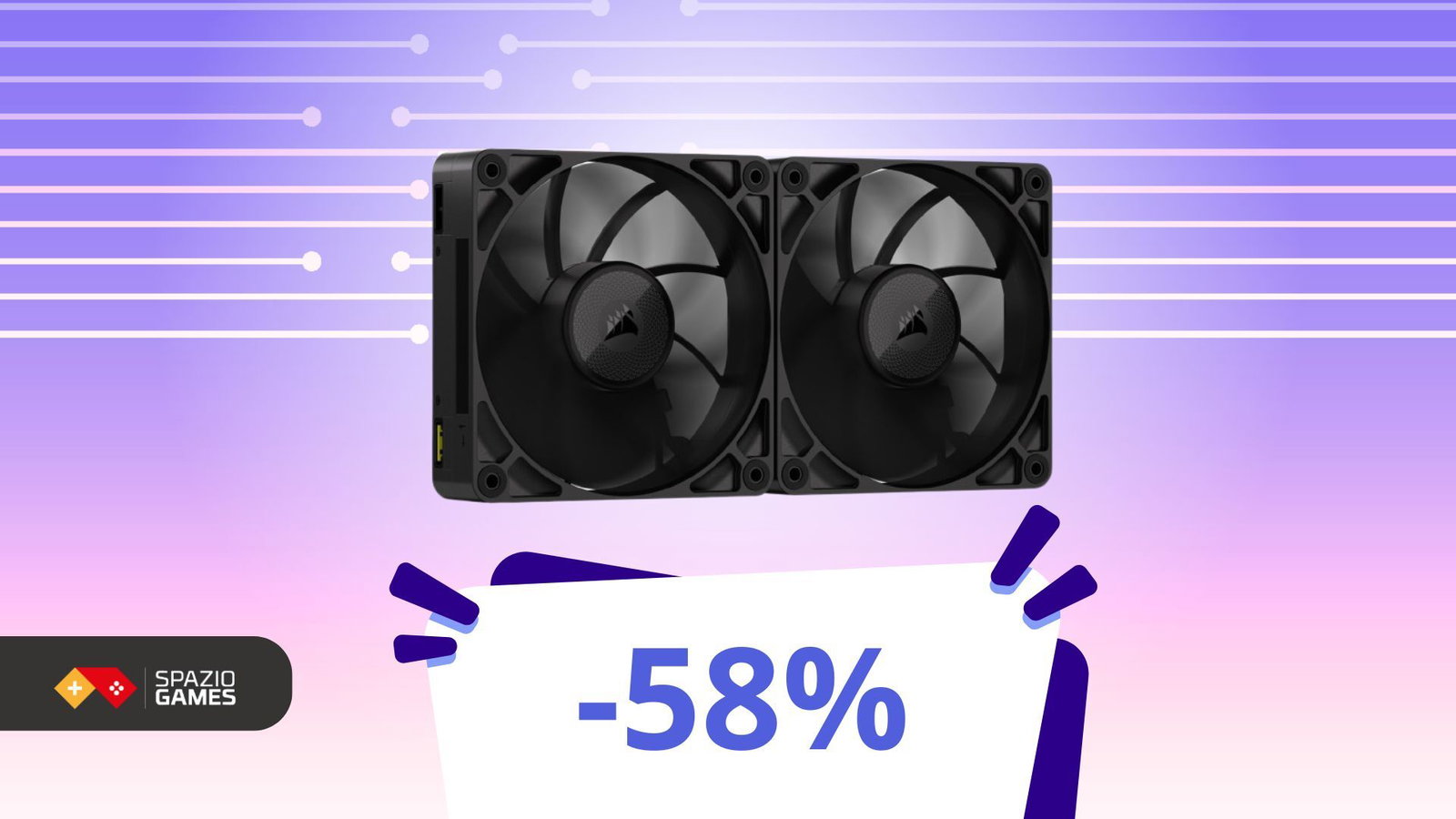 Alta pressione statica e supporto iCUE: le ventole Corsair ora anche in sconto