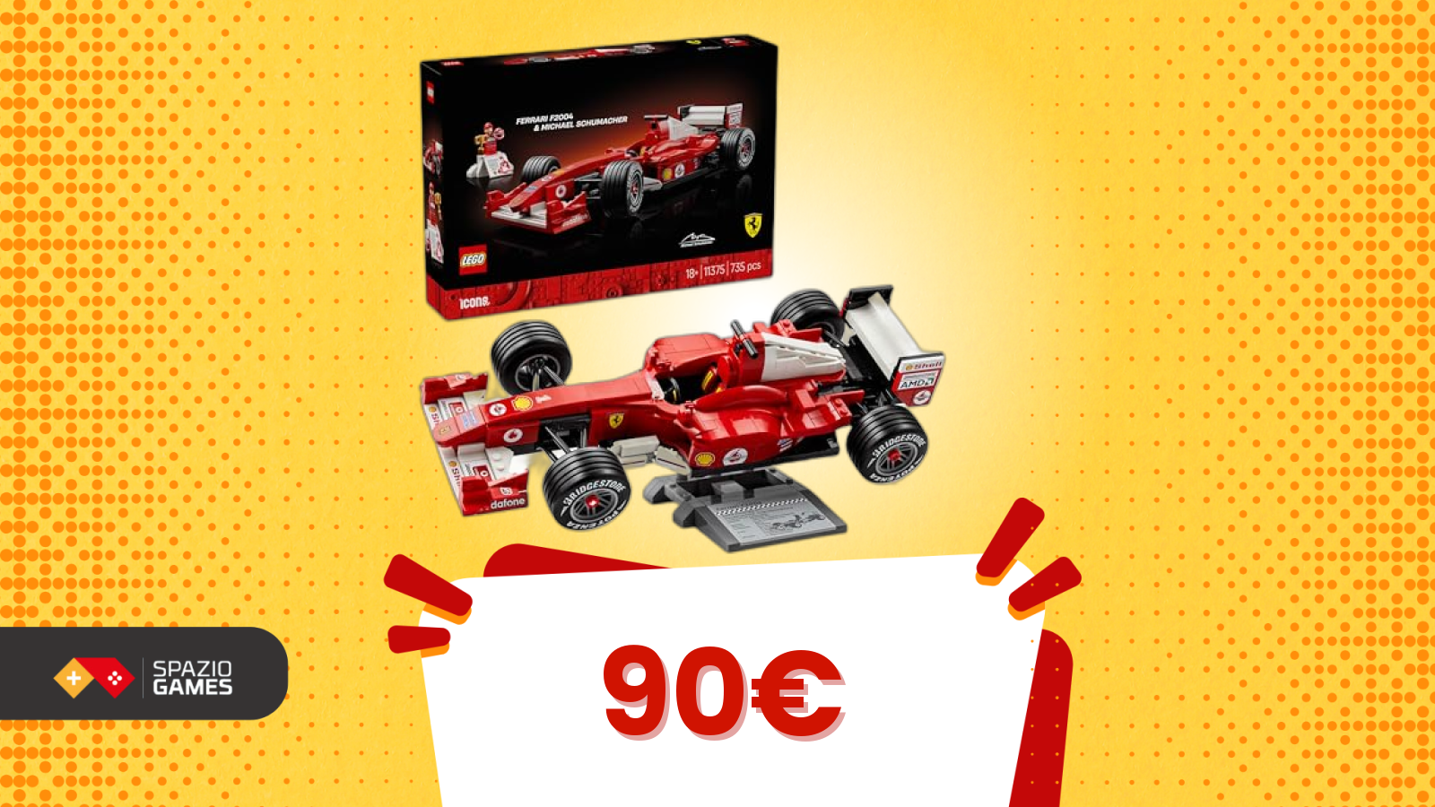 Un mito della F1 diventa LEGO: la Ferrari F2004 di Schumacher