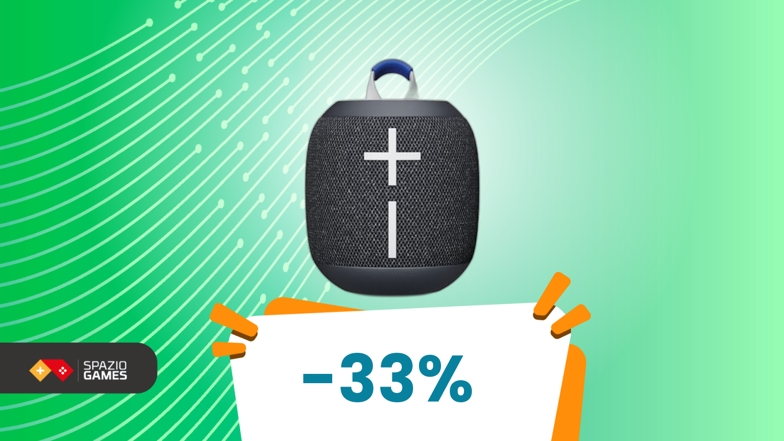 Avviso ai vicini: questa cassa Bluetooth non sa stare zitta. -33% oggi