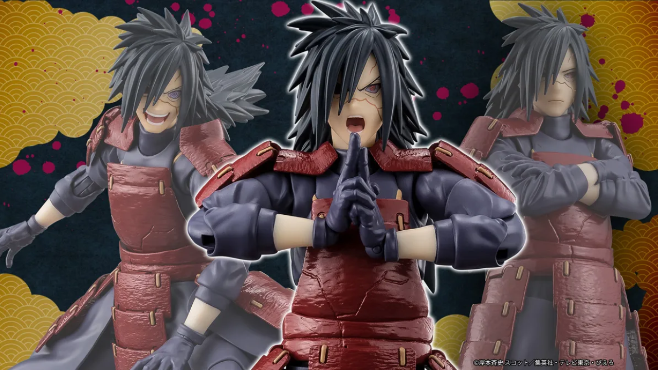 Naruto Shippuden: la furia di Madara Uchiha nella nuova SH Figuarts di Bandai