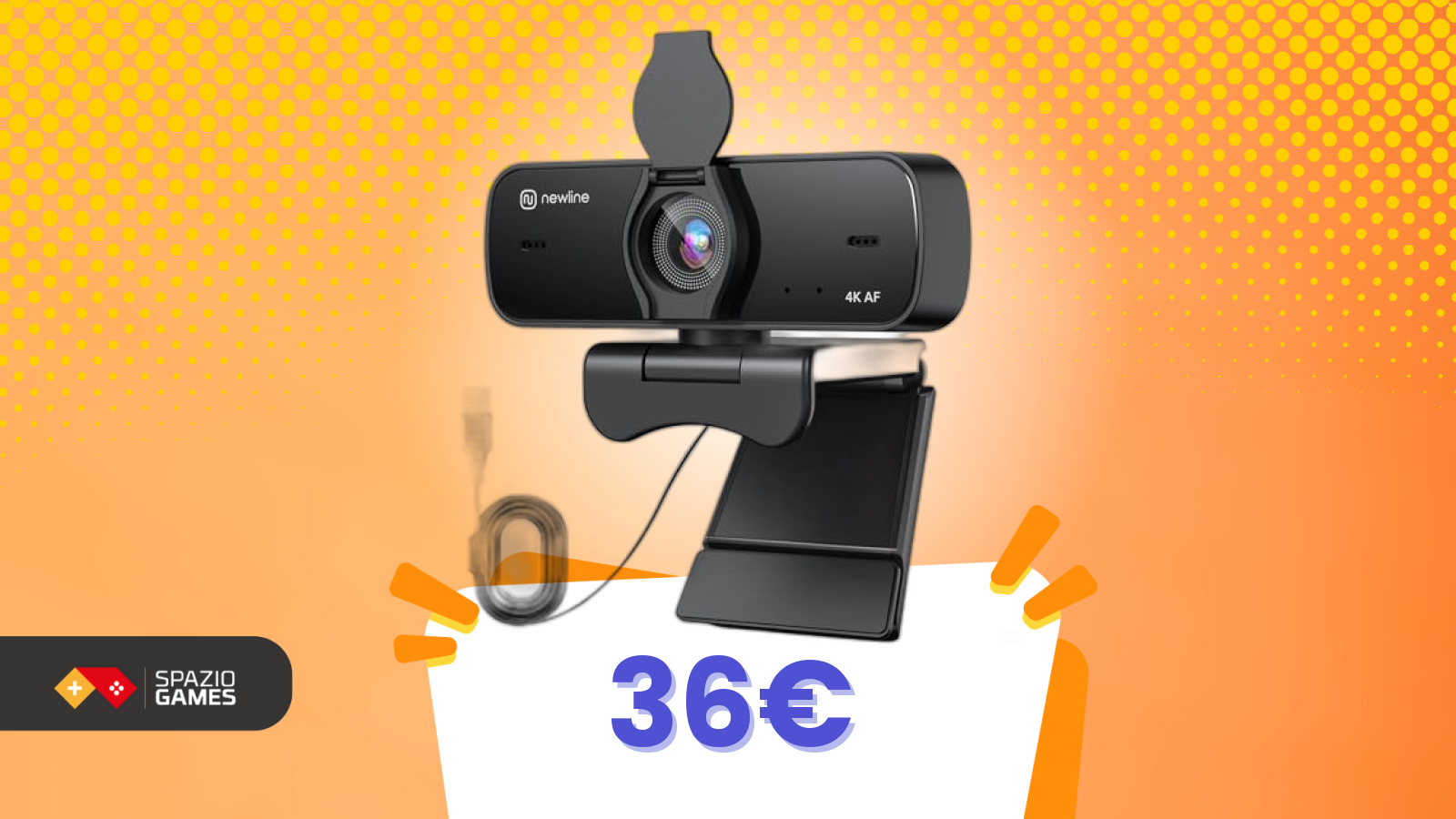 Magari non ti serve, ma una webcam 4K a meno di 30€ merita uno sguardo