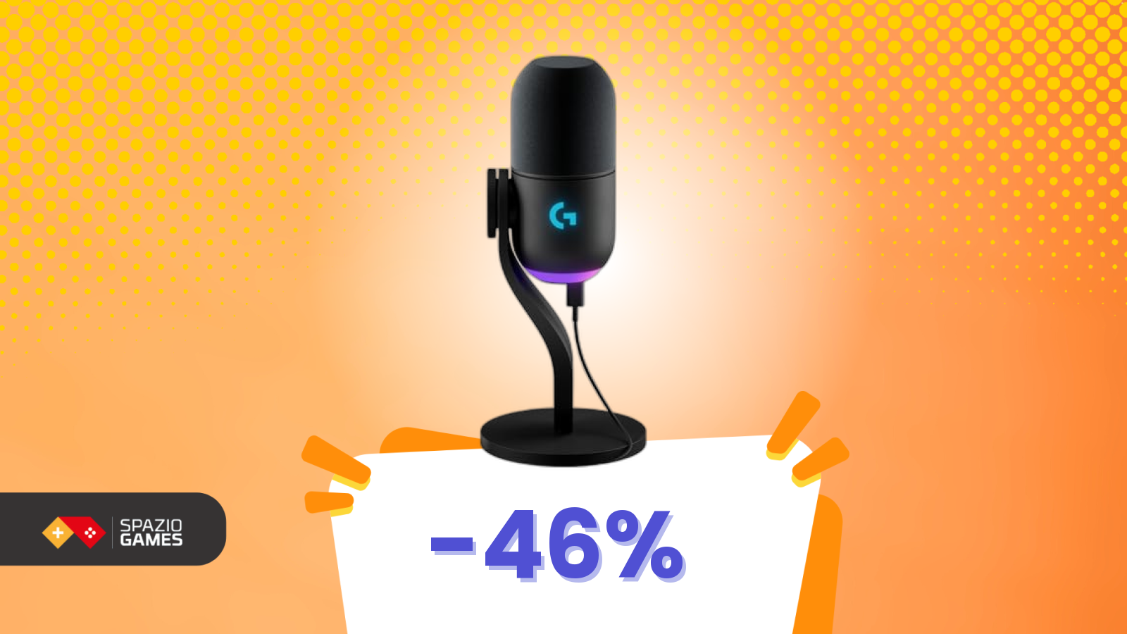 Parla, canta, crea! Il microfono Logitech che migliora la voce e aggiunge effetti