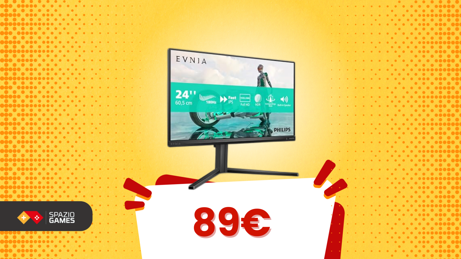 Budget ridotto? Con 89€ hai già un monitor pronto per il gaming