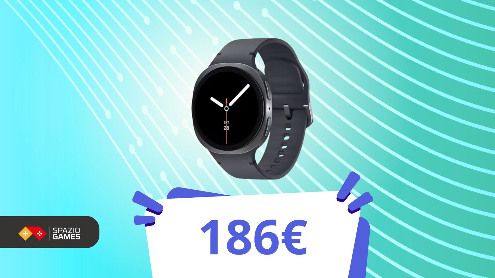 Amante delle novità tech? Galaxy Watch 8 scontato a 186€