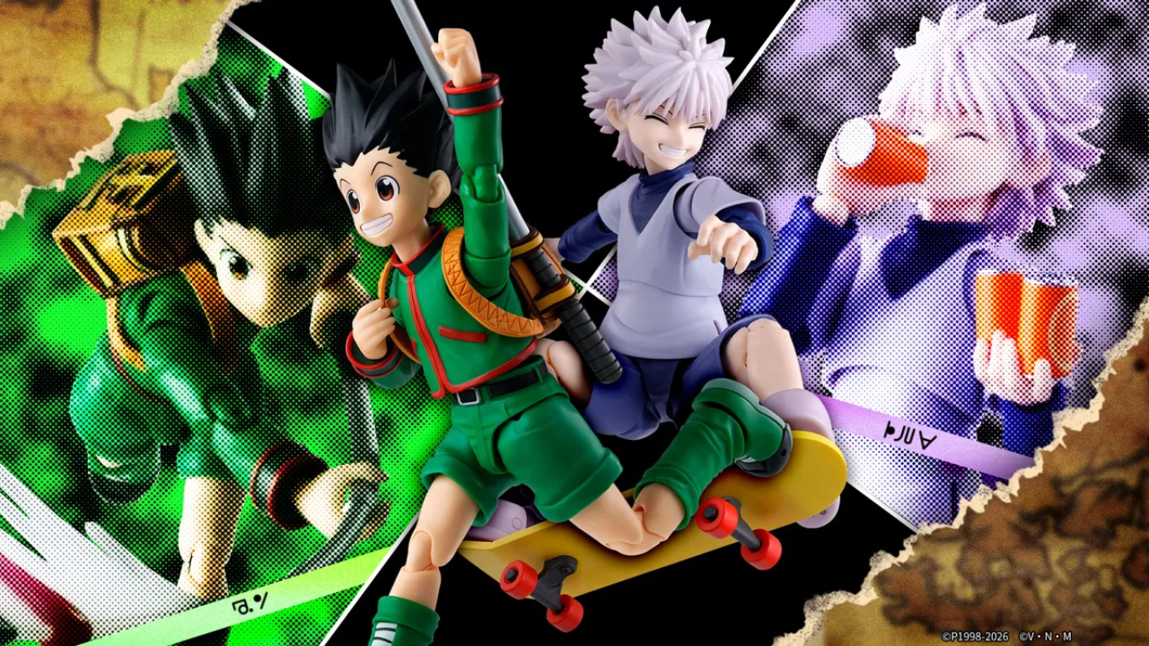 Gon e Killua tornano con l’Option Parts Set SH Figuarts di Bandai