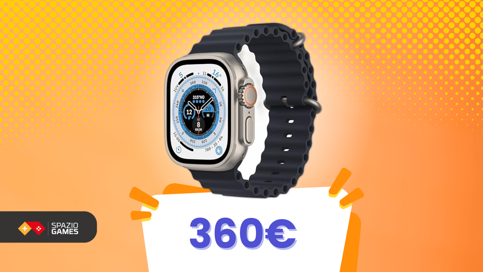 Apple Watch Ultra a 360€ (ricondizionato Amazon). Occasione che sparisce in un click!