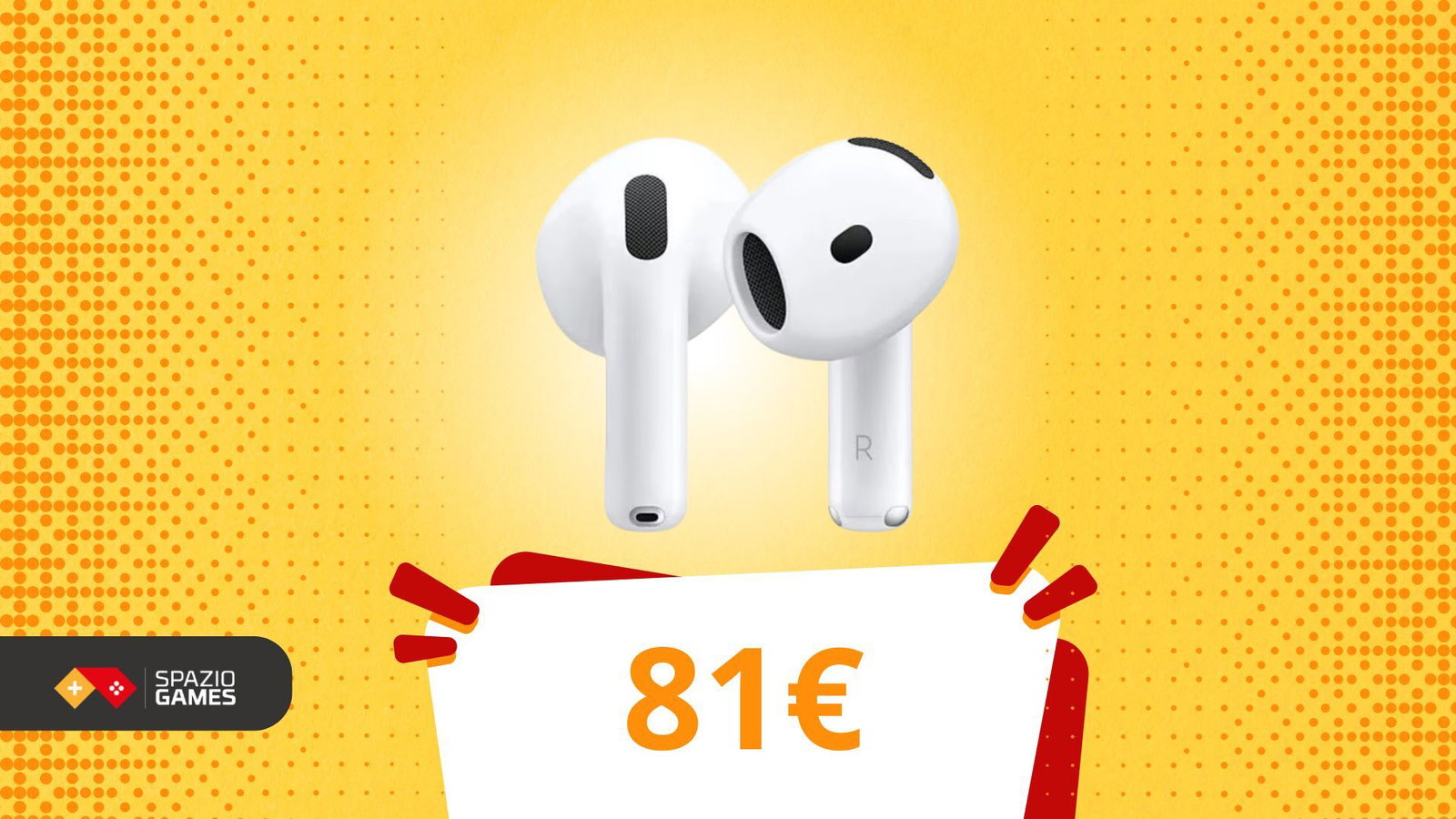 Non crederai al prezzo! AirPods 4 originali Apple a 81€