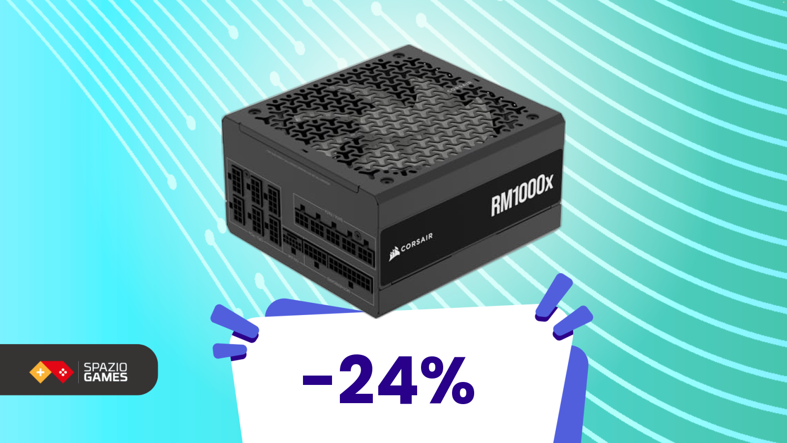 Dai al tuo PC tutta l’energia di cui ha bisogno con il Corsair 1000W ( e risparmia)