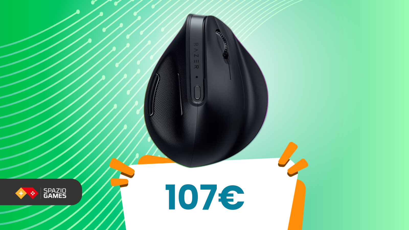Non è un errore di design! Questo mouse è il futuro dell’ergonomia