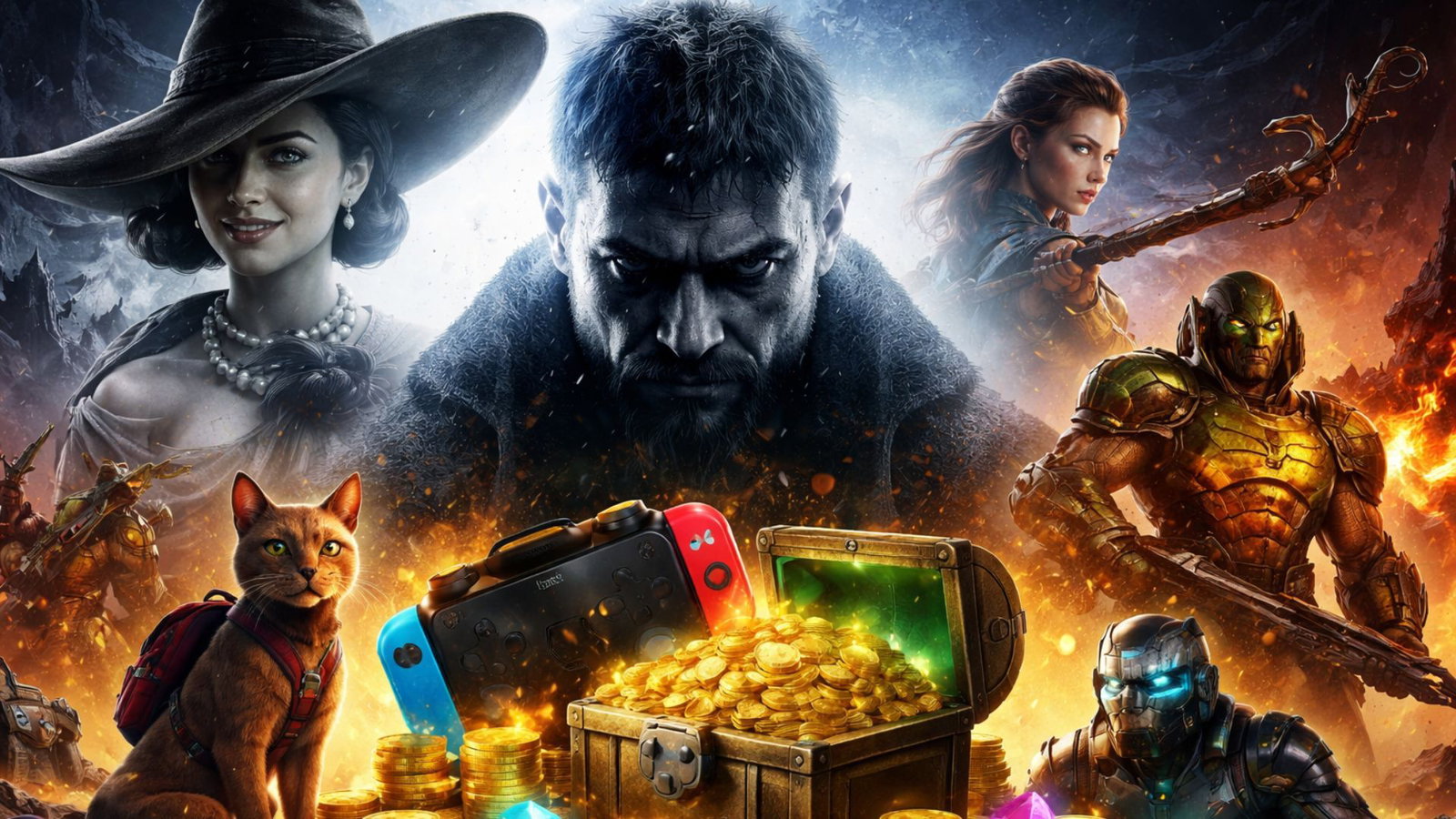 Paghi 13€, giochi forte: Resident Evil Village e molto altro con Humble Bundle