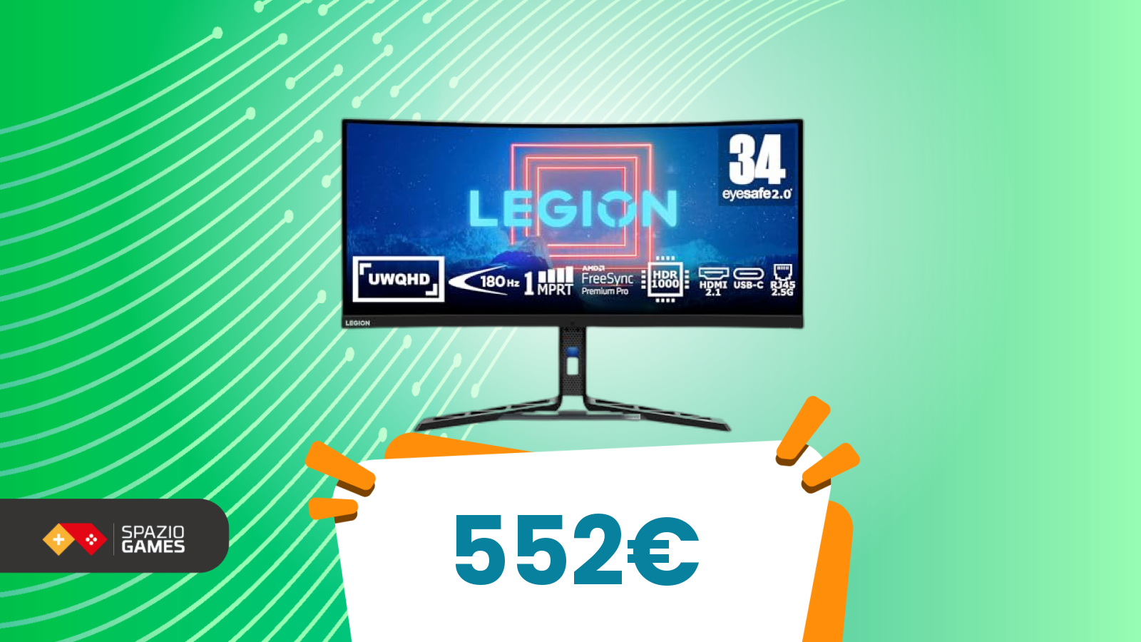 Non perderti questo drop di prezzo sul monitor Lenovo overclockato