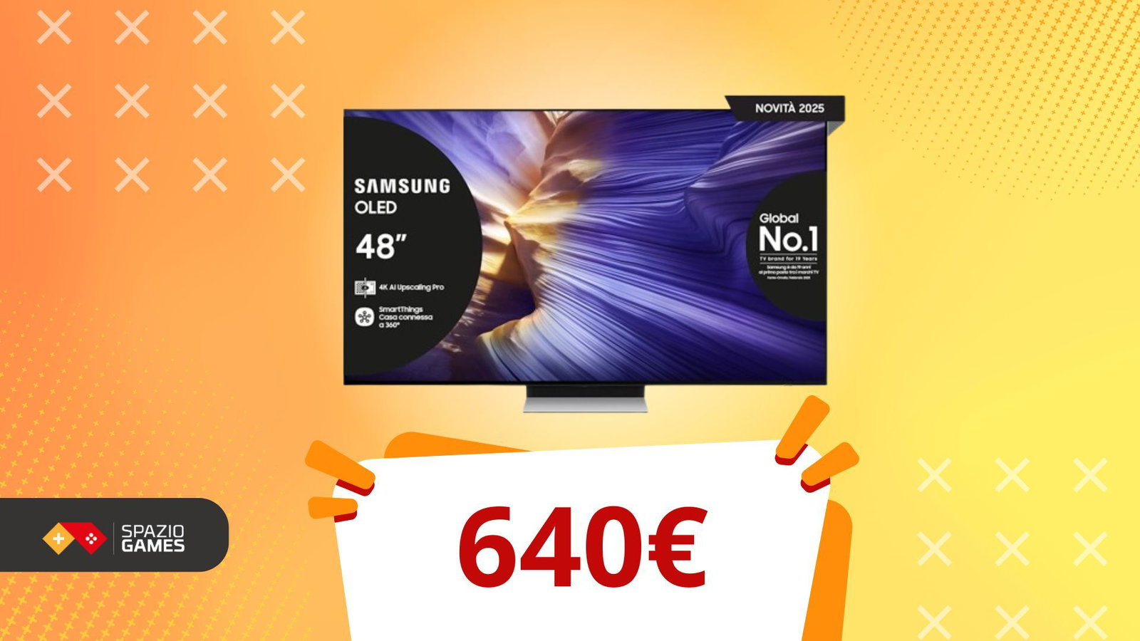 Comet risponde e fa il botto: TV OLED Samsung a 640€!