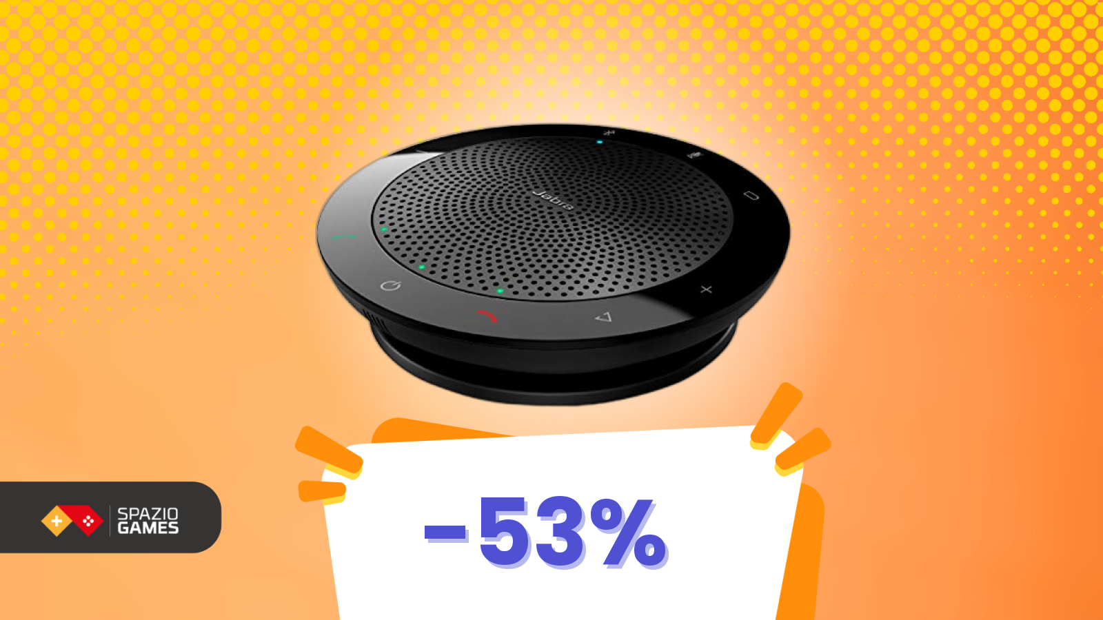 Con lo speaker Jabra, tutti ti sentono chiaramente in ogni riunione in presenza