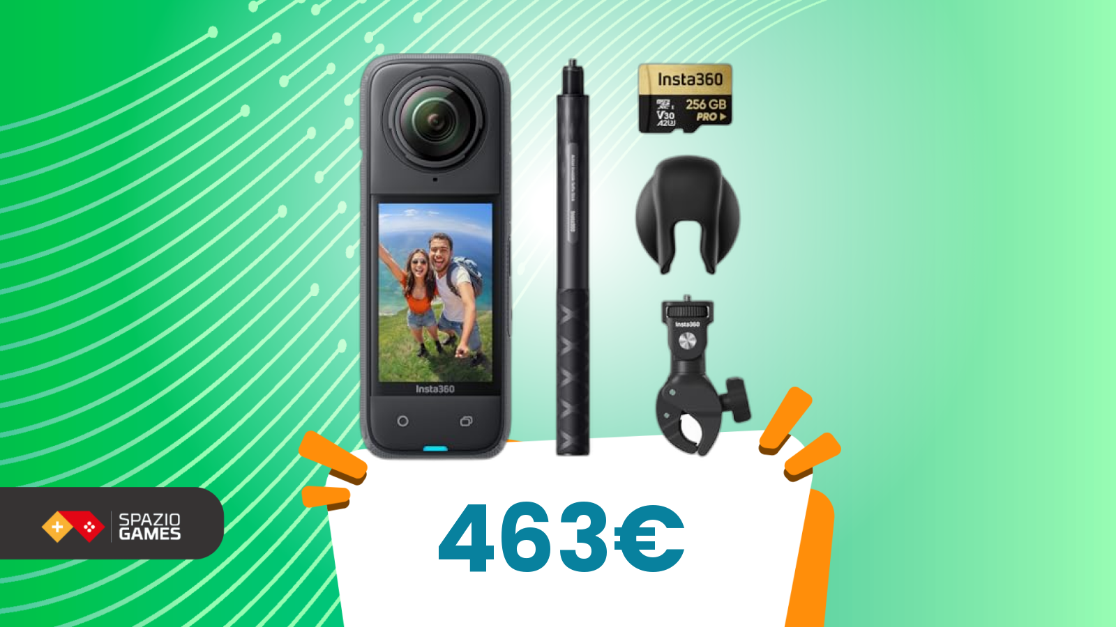 Insta360 al top con questo pack! Amazon la rende ancora più conveniente