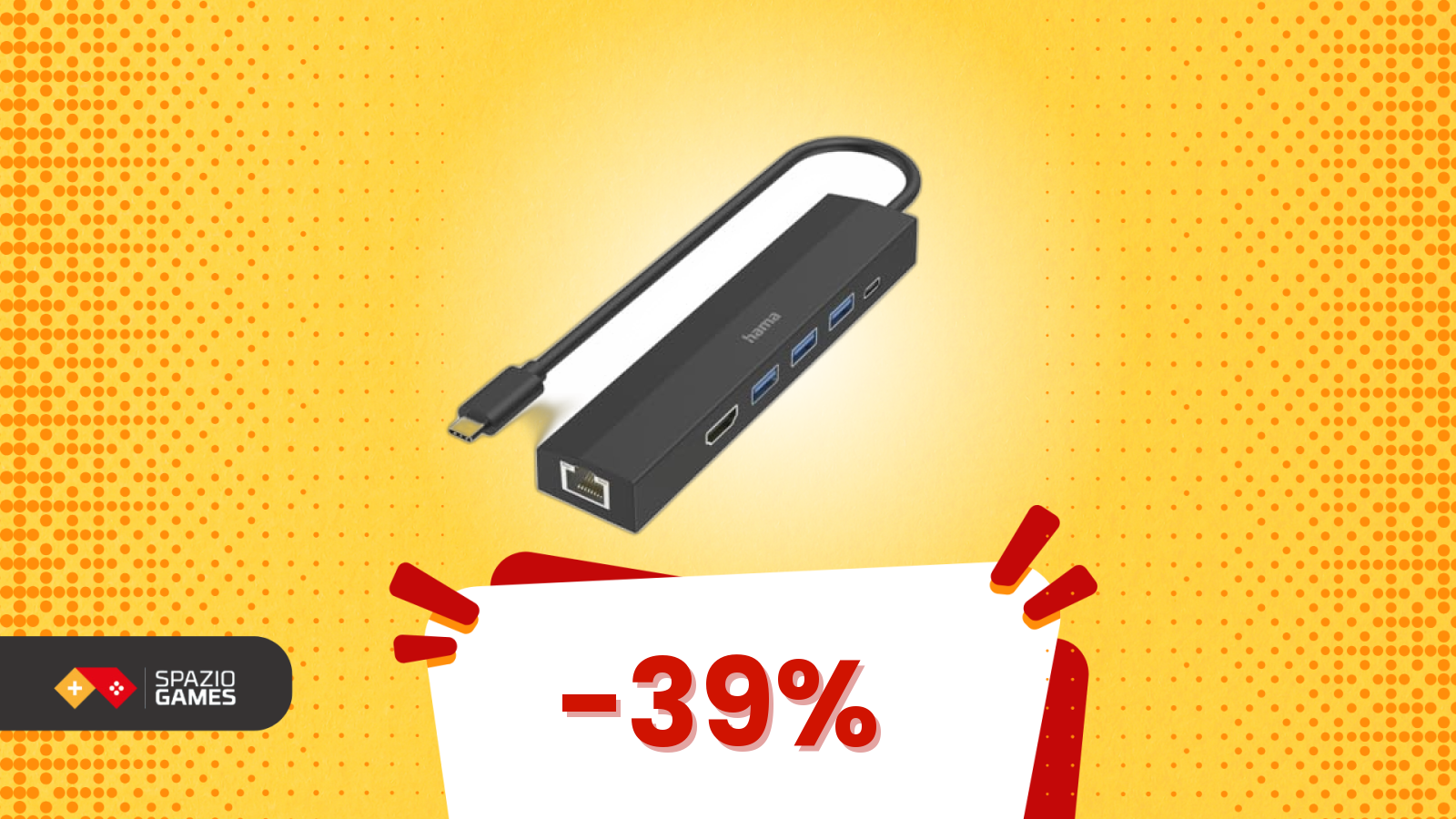 Ancora utili per anni! HUB USB-A in sconto del 39% oggi su Amazon!