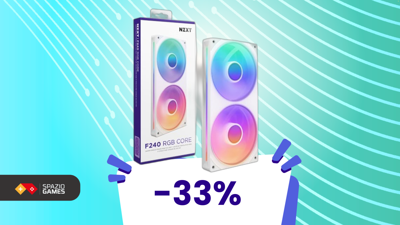 Se sono compatibili col tuo PC, queste 2 ventole RGB sono un affare imperdibile