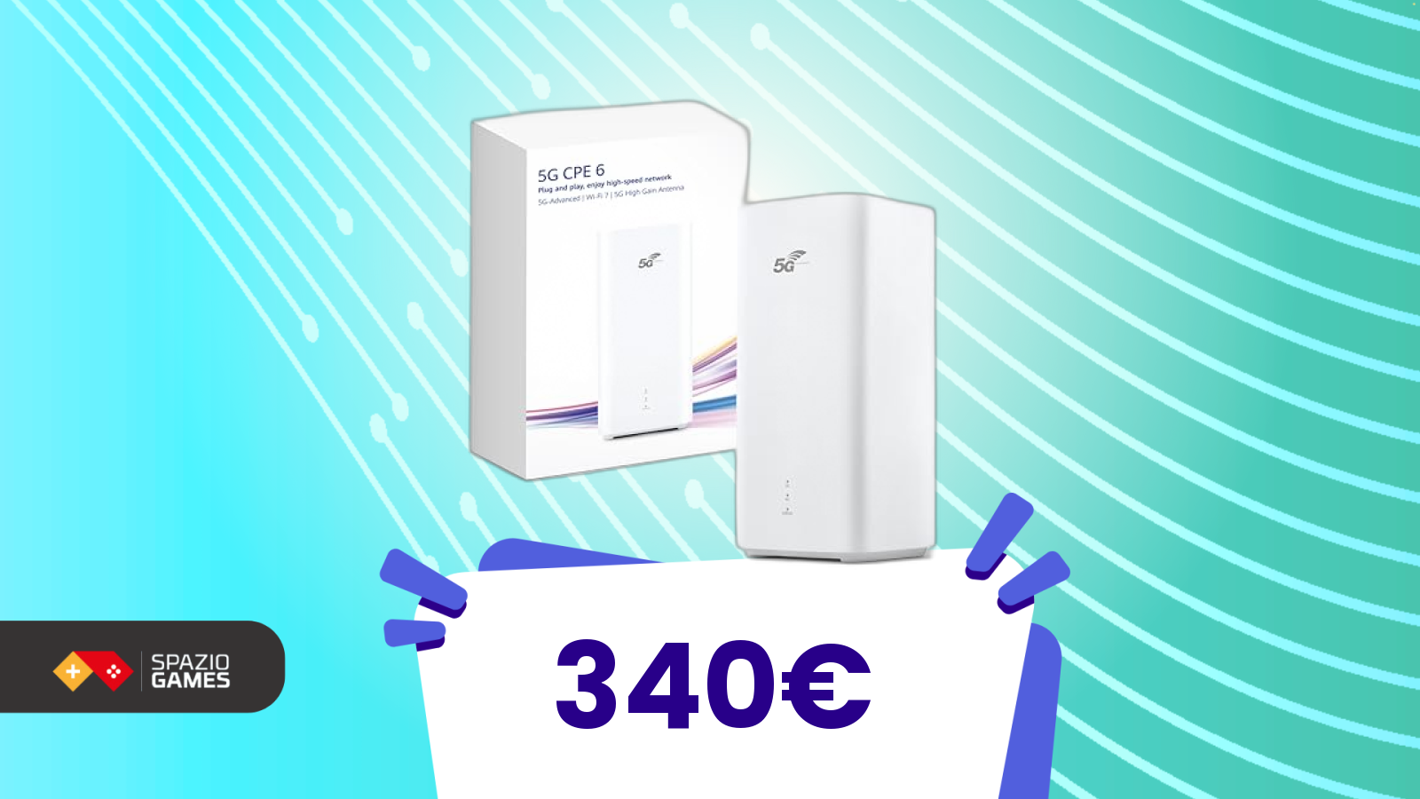 Un router 5G con più di 40 antenne nascoste! Oggi su Amazon potrebbe essere un vero affare