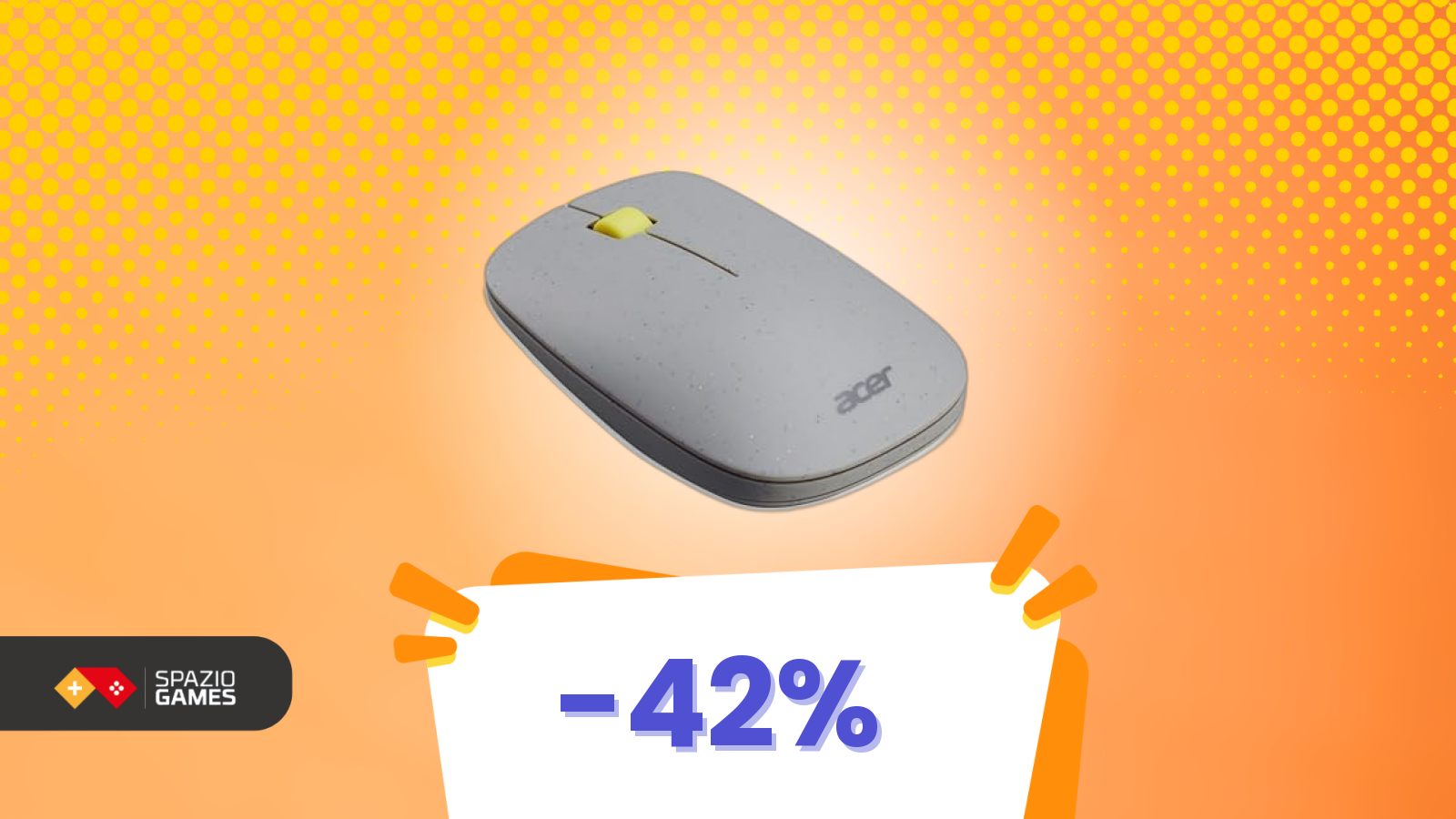 Non serve un mouse da torneo per sopravvivere al desktop: Acer -42% oggi!
