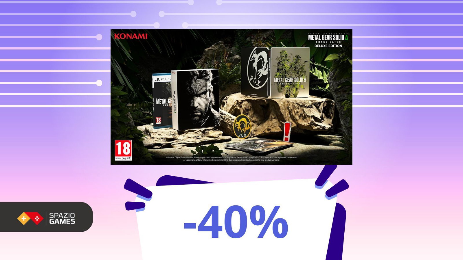 Non aspettare! La Deluxe Edition di Metal Gear oggi va giù del 40%