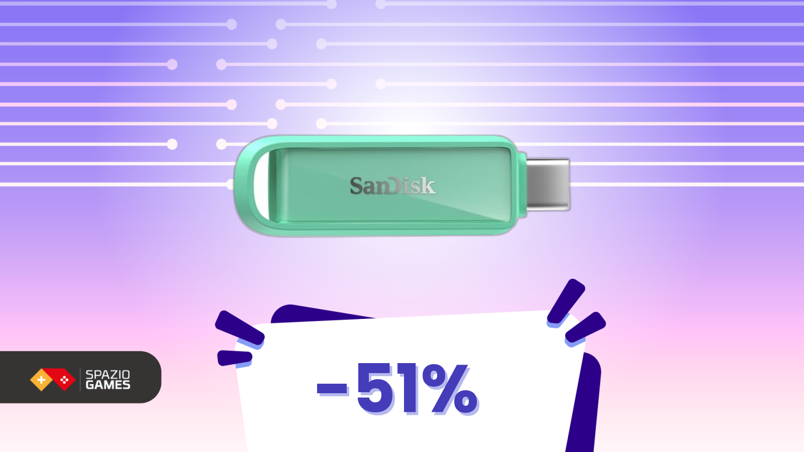 Affare del giorno! SanDisk 1TB verde a 105€ (le altre fino a 180€)