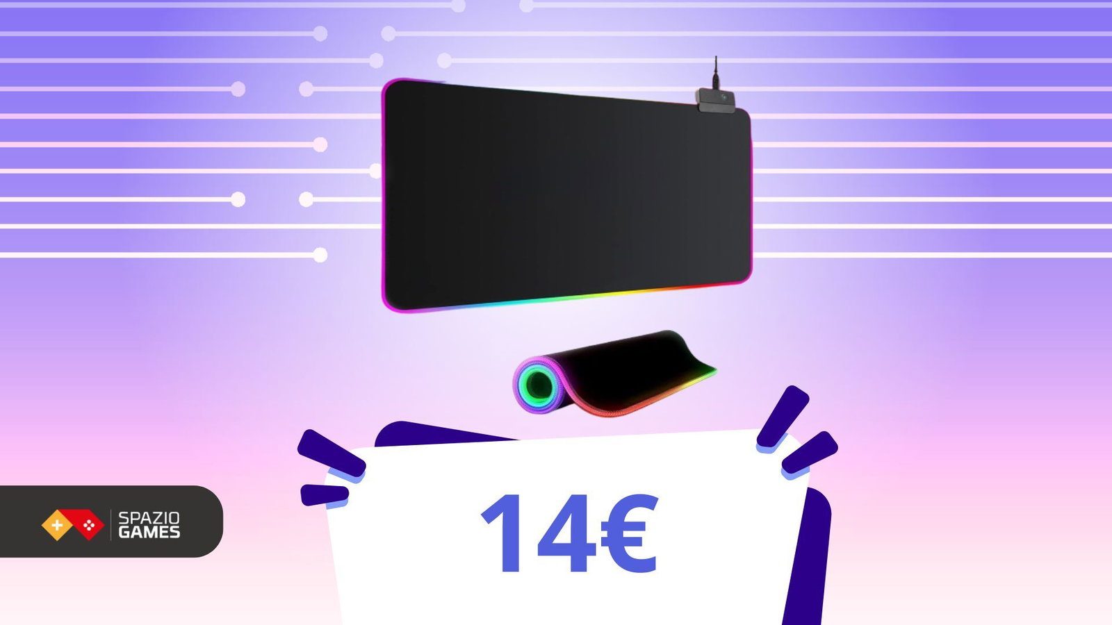Il tappetino per mouse più venduto! Proteggi l’intera scrivania + doppio sconto