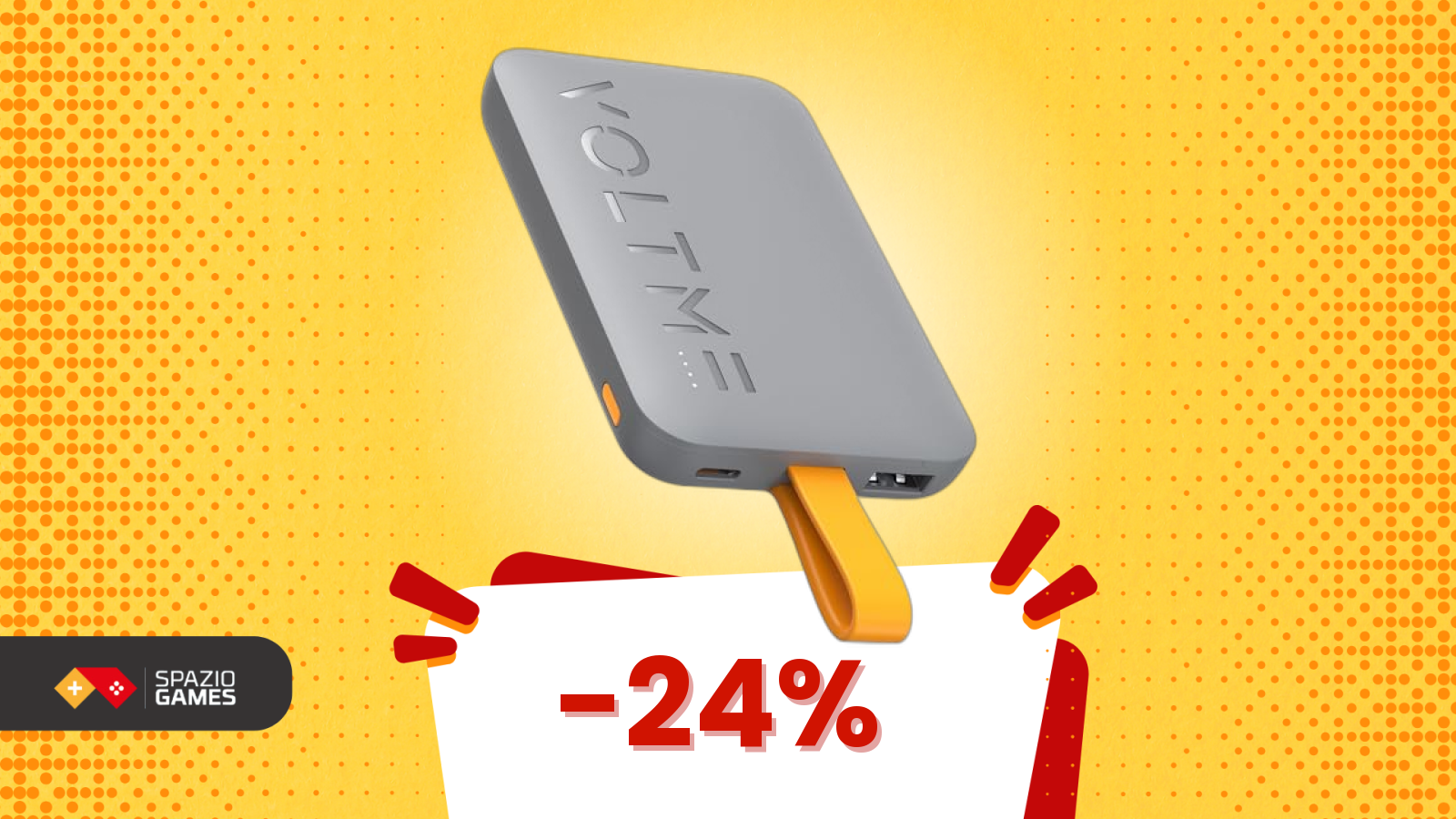 Sorprendente ma vero: 10.000mAh in questa powerbank + doppio sconto oggi