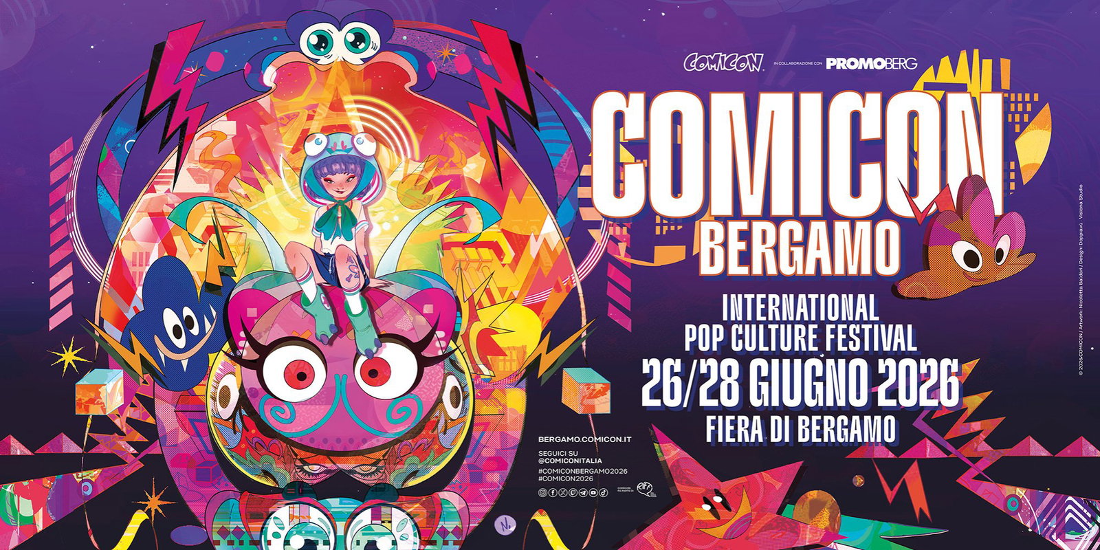 Yasuhiro Nightow (Trigun) a COMICON Bergamo 2026: date e primi ospiti
