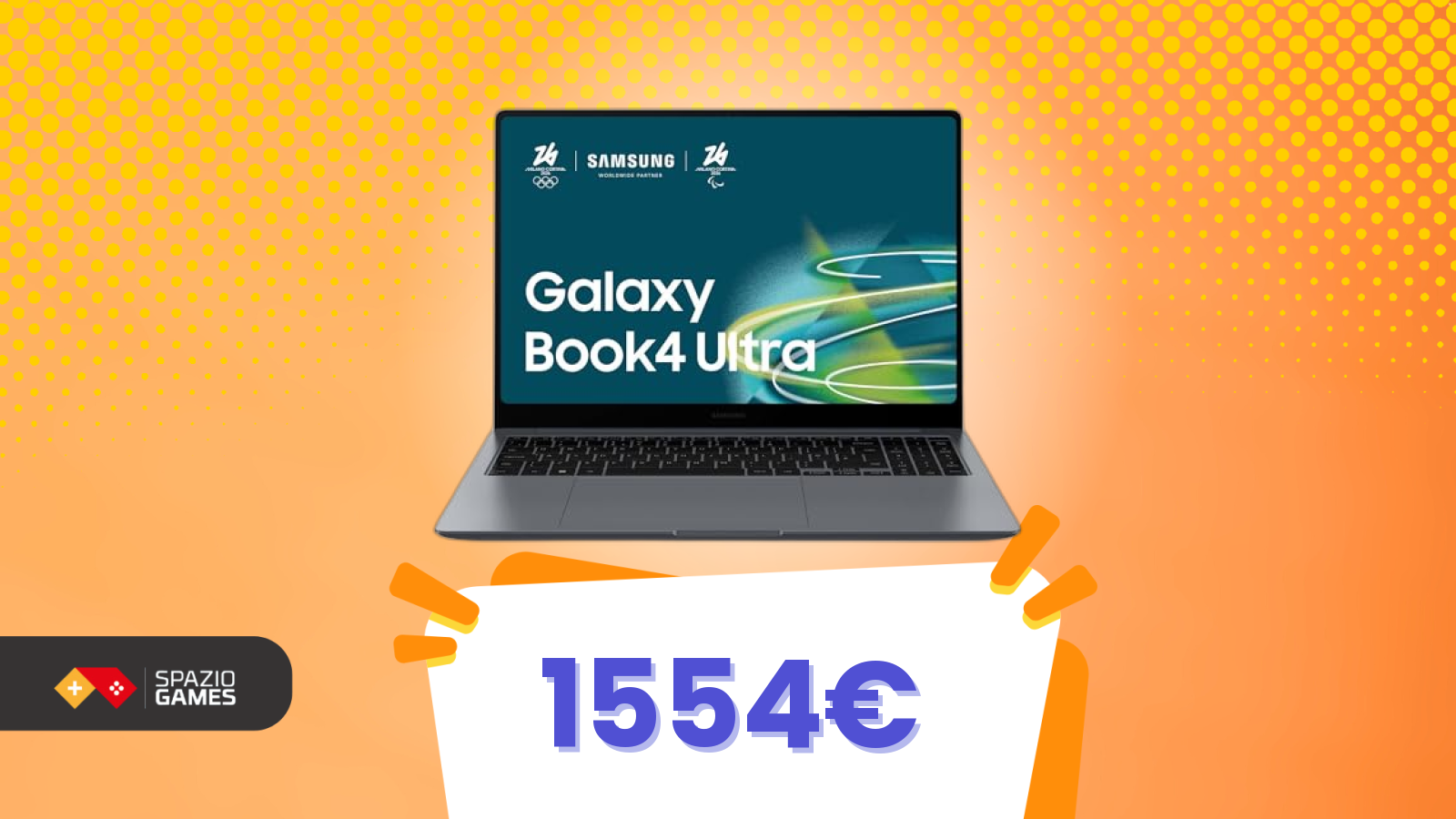 Risparmi quasi 300€ sul Galaxy Book4 Ultra: promo top del momento