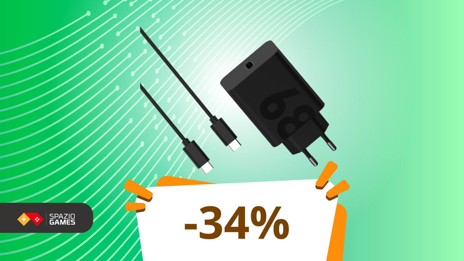 Non ti servono 100W? Con 68W carichi tutto (e risparmi il 34%)