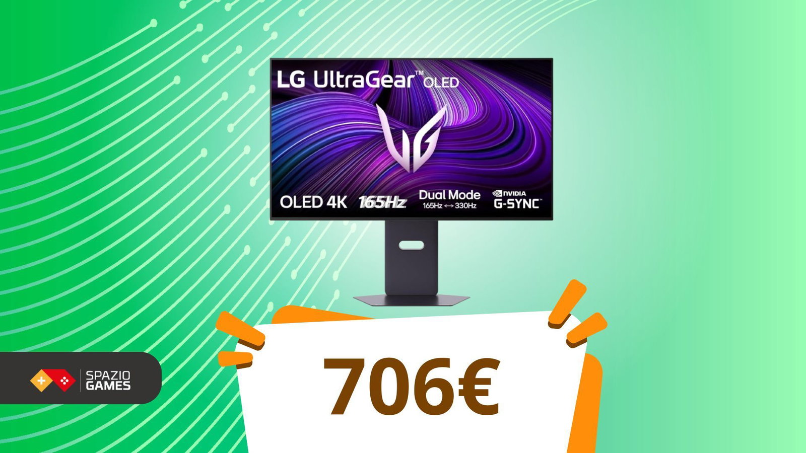 Occhi puntati su questo OLED? Amazon sconta uno dei migliori LG UltraGear
