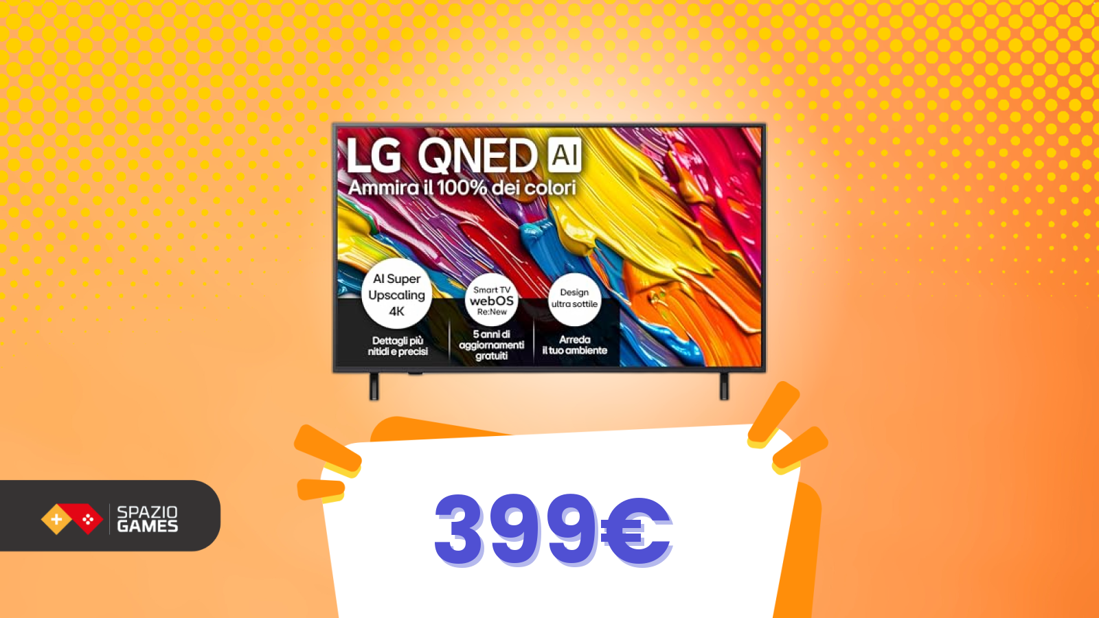 La TV la guardi poco? Allora quando la guardi dev’essere spettacolare