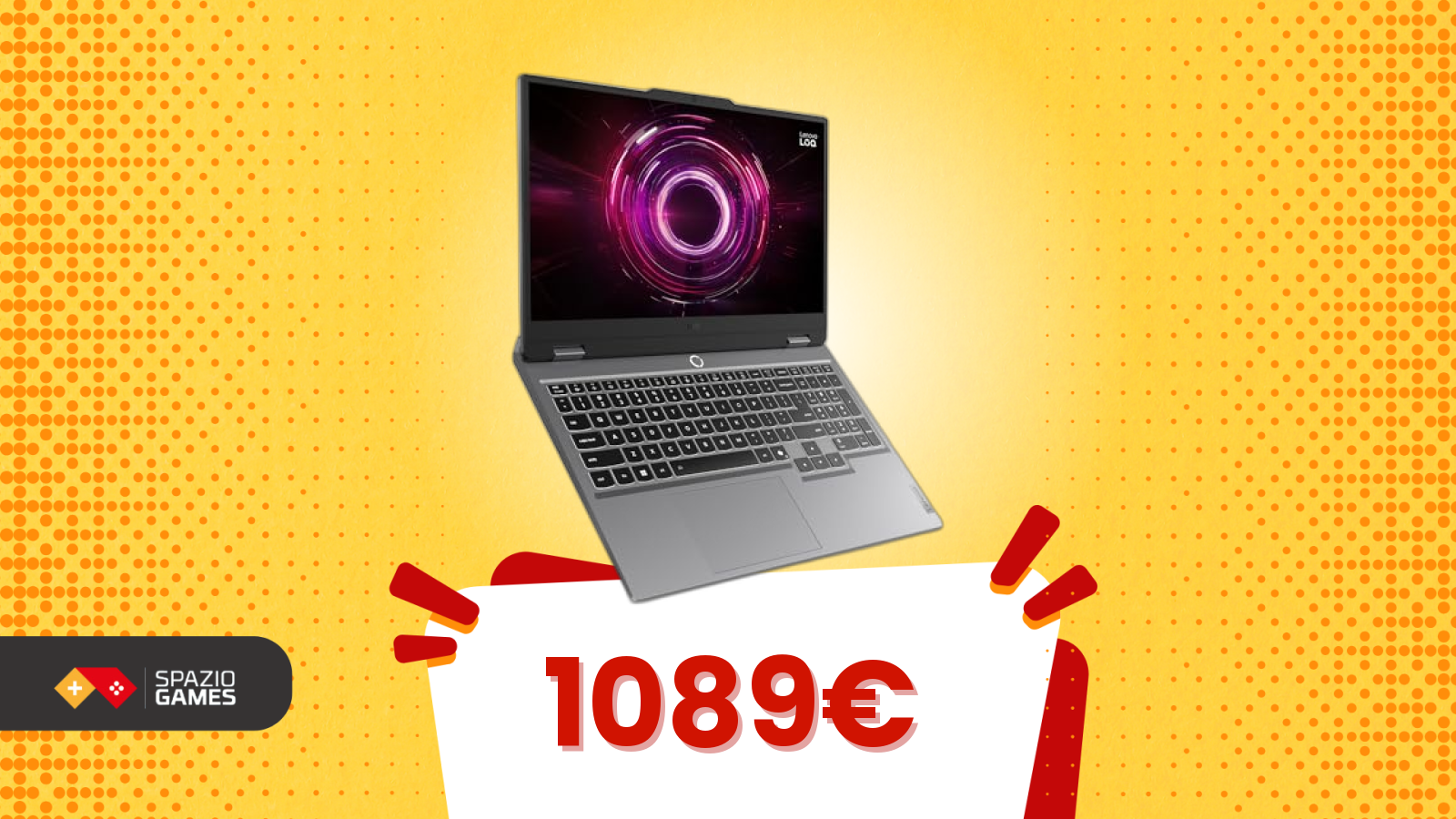 Ecco il primo sconto dell’anno su questo notebook Lenovo da gaming