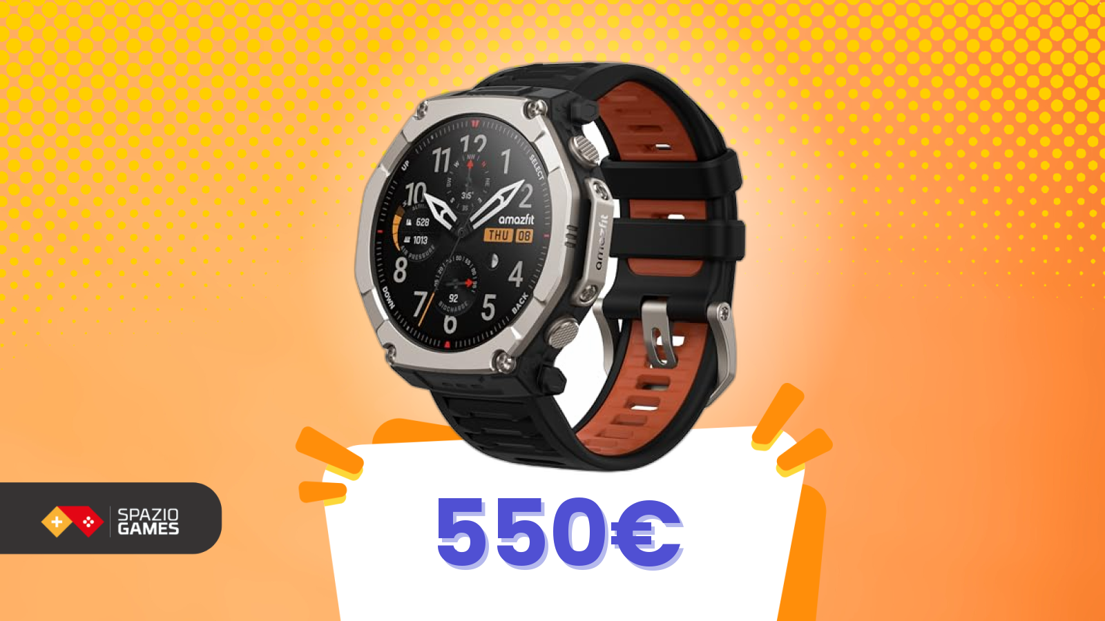 Estremo fino all’ultima funzione! Amazfit T-Rex Ultra 2 ora su Amazon