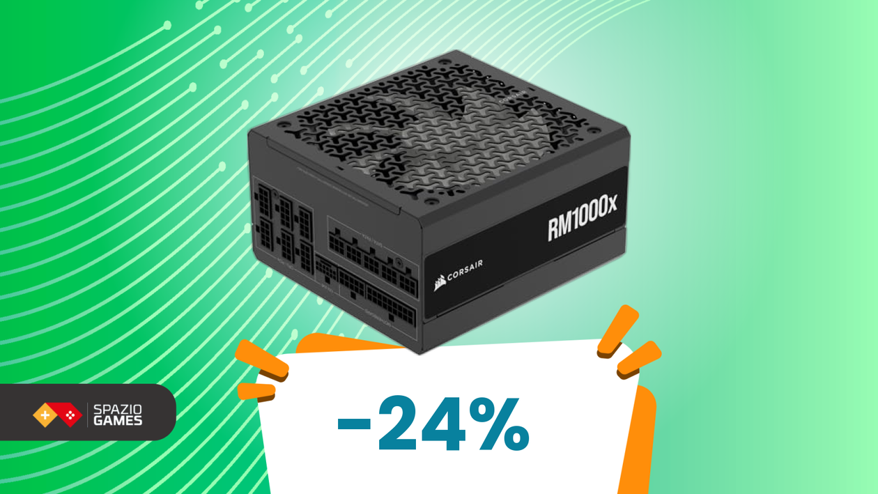 Immagine di Il tuo PC vuole più energia? Per fortuna, l'alimentatore da 1000W è in promo