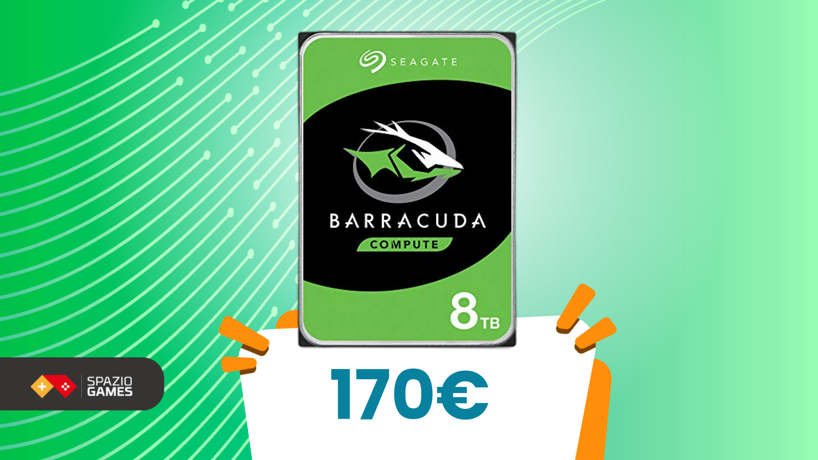 Non è un SSD, ma 8TB a meno di 170€ su Amazon è un’offerta da non perdere