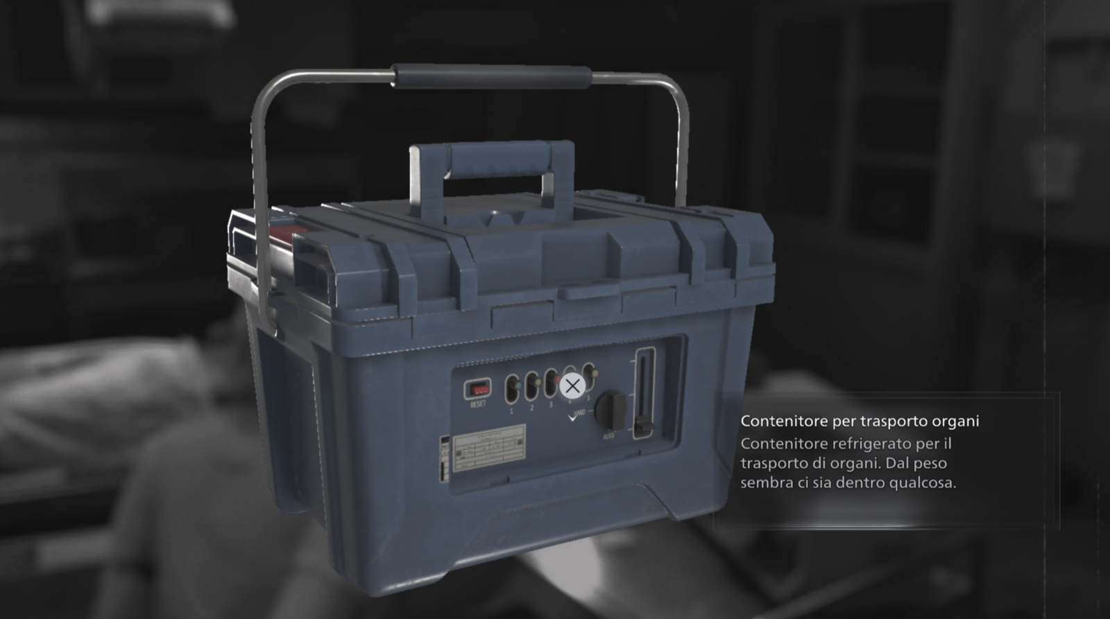 Guida Resident Evil Requiem per aprire il contenitore trasporto organi