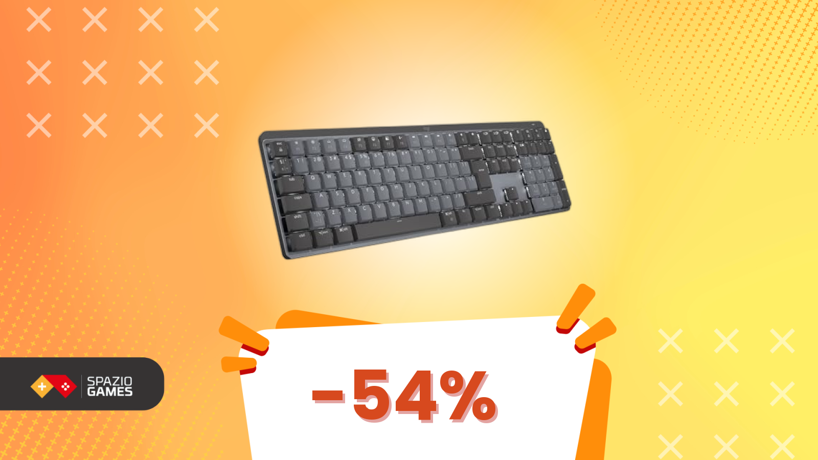 Oltre il 50% di sconto su questa tastiera Logitech! Perfetta anche fuori dal gaming