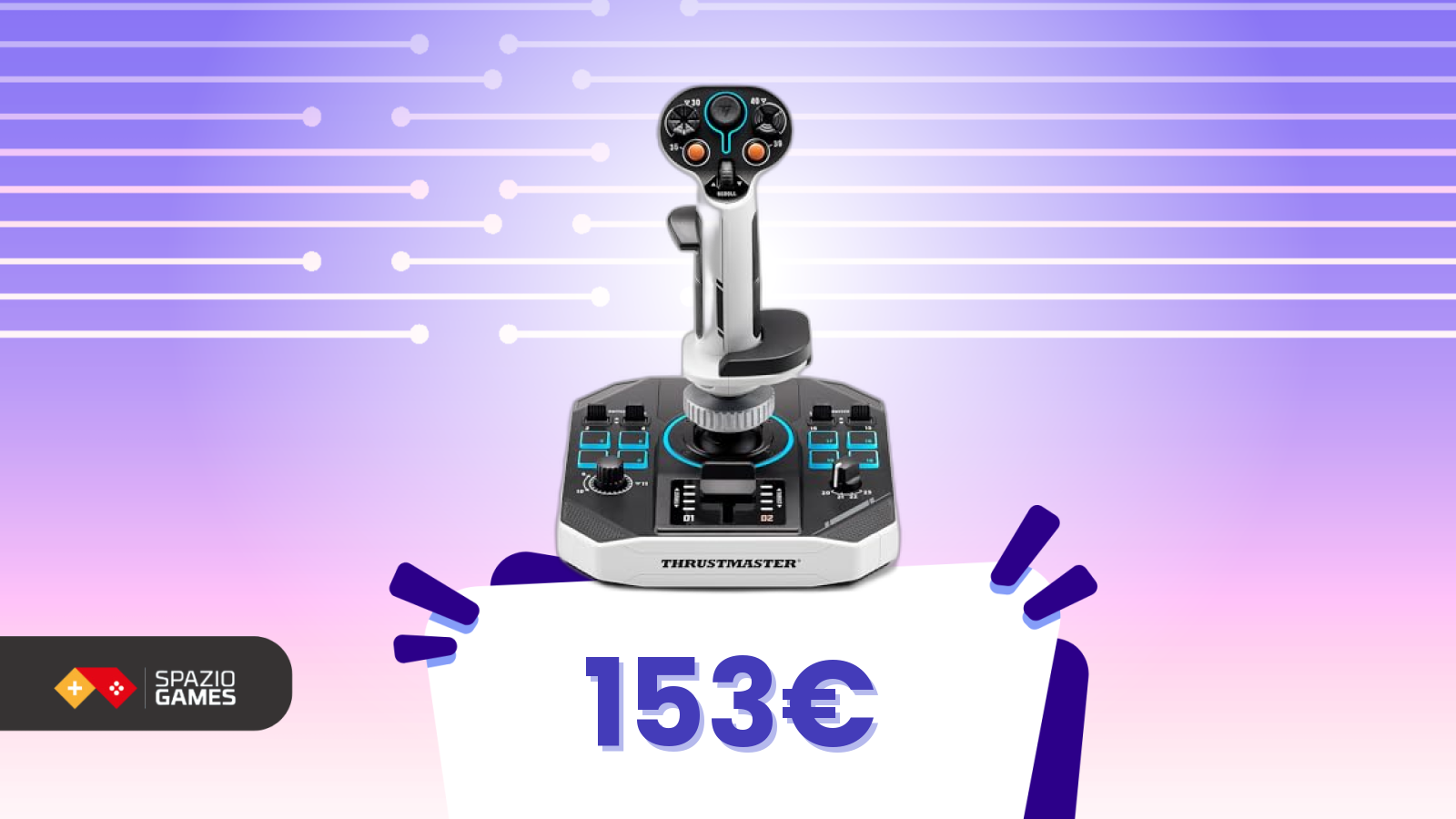 Niente razzi? Nessun problema: con questo controller Thrustmaster voli lo stesso