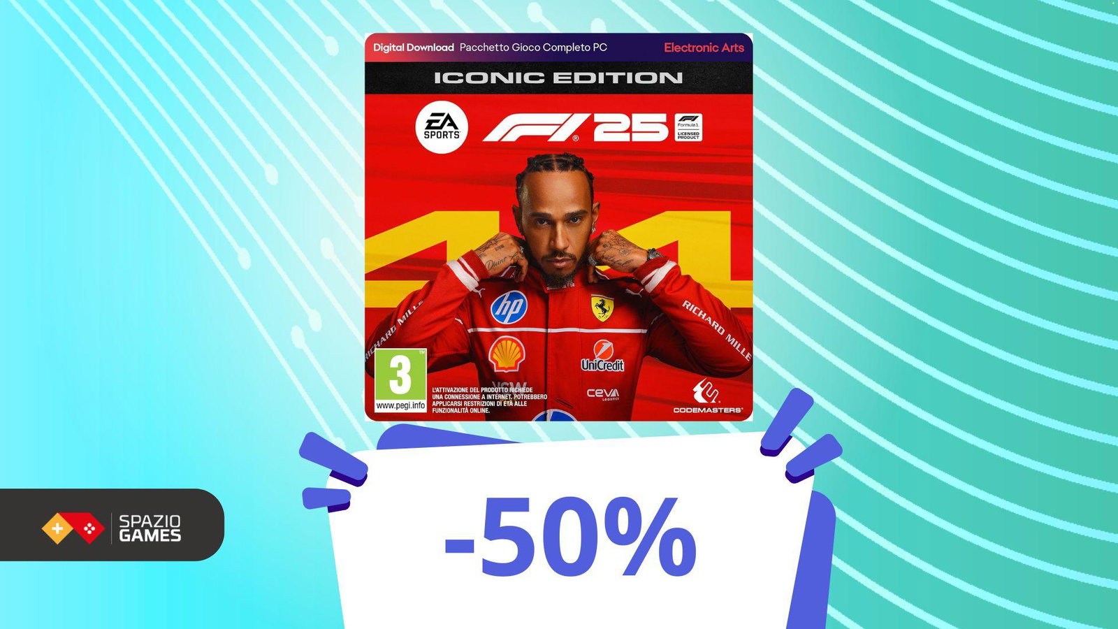 Meta prezzo su F1 25, ma si tratta della versione più iconica per PC