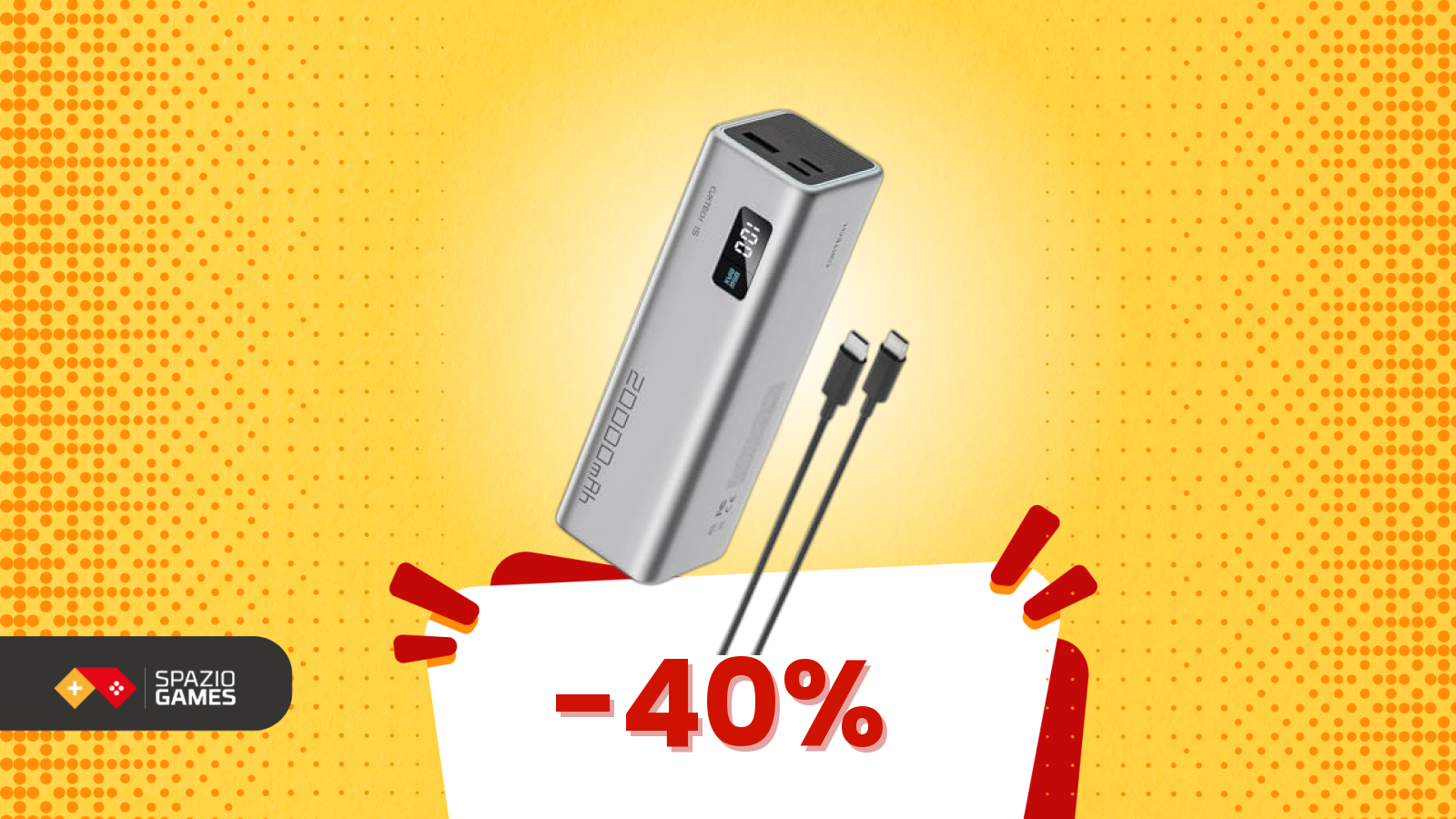 La powerbank che mantiene la potenza in uscita al massimo dall’inizio alla fine