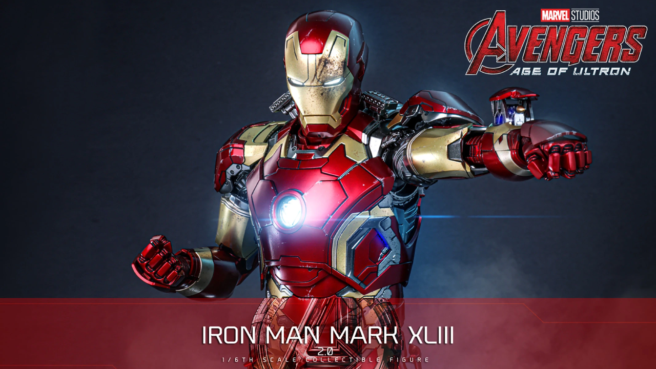 Iron Man Mark XLIII (2.0): l’armatura di Tony Stark torna più imponente che mai