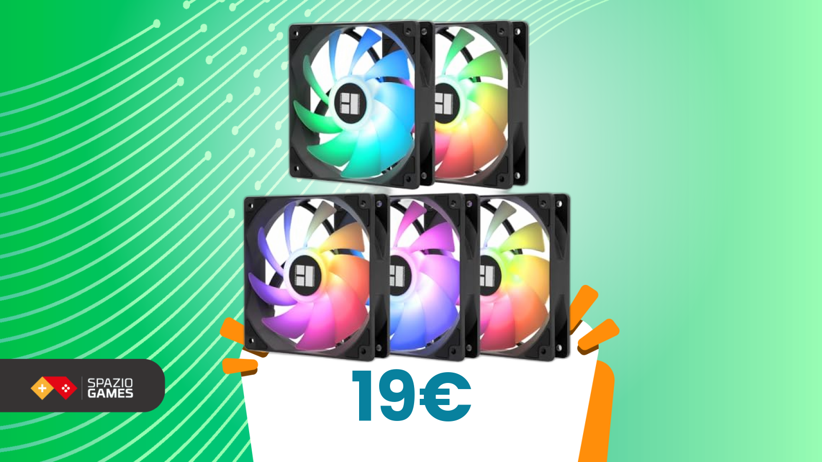 Kit 5 ventole ARGB sotto i 20€: impossibile trovare di meglio?