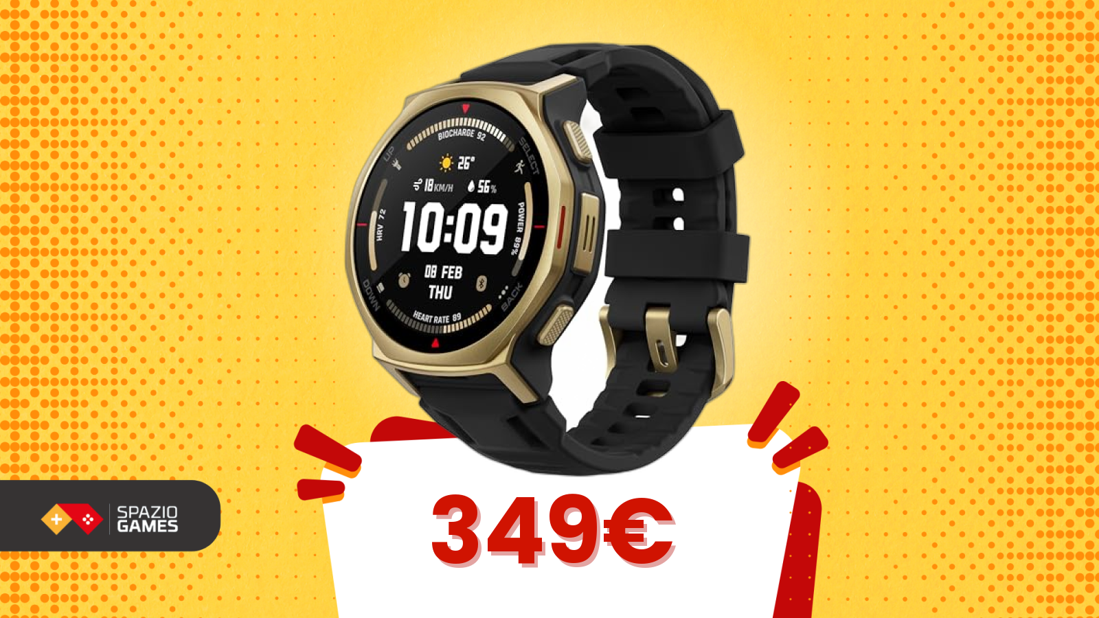 Niente offerte shock! 50€ di sconto sono sufficienti per questo Amazfit