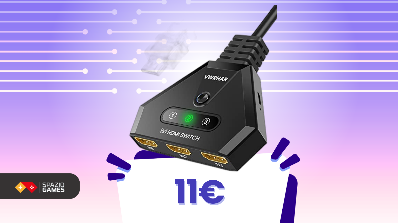 Uno splitter, meno cavi HDMI e più ordine per i tuoi dispositivi