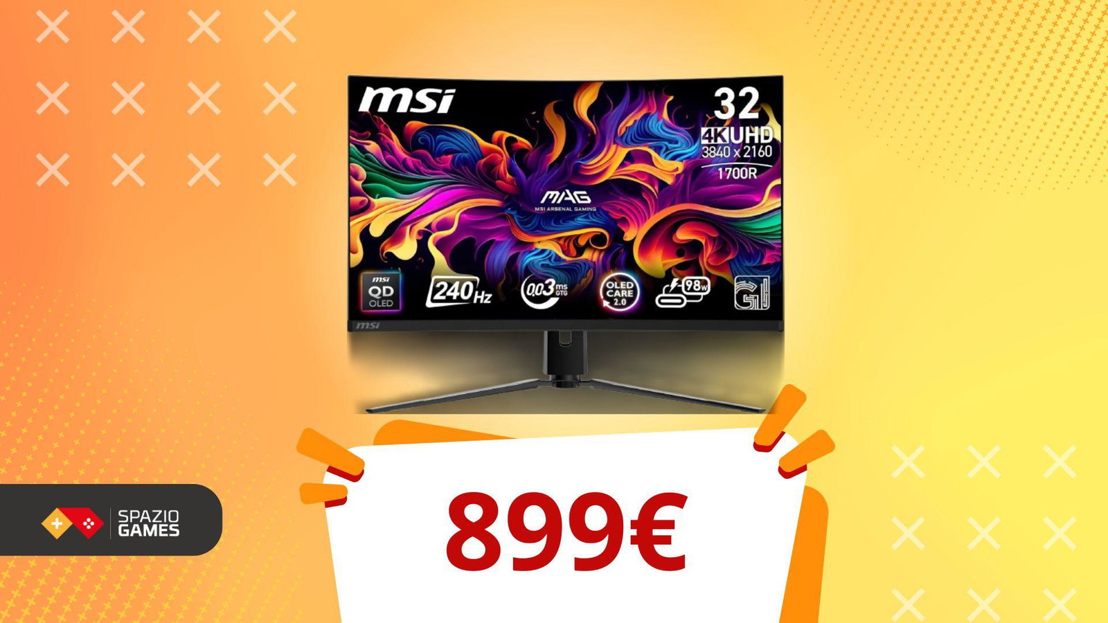 Vai sul sicuro con il monitor MSI e OLED Care 2.0: approfitta dello sconto di oggi!