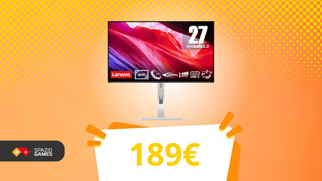 Immagine di Pronto a comprare un monitor? Non perdere l’offerta Lenovo che ti farà riflettere