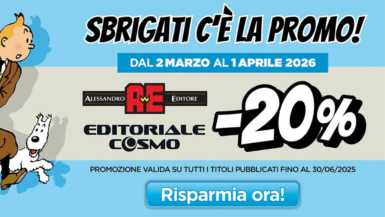Sconti sui fumetti dei videogiochi: -20%! Scopri dove e fino a quando